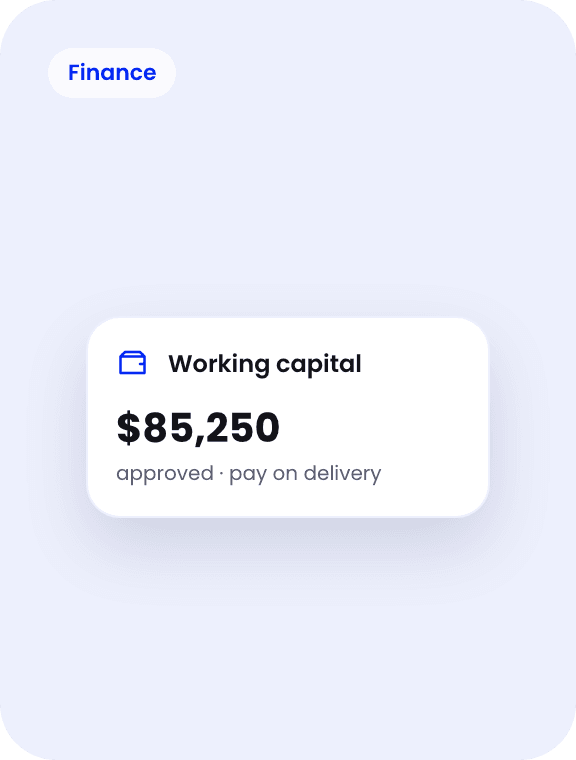 Finance meets freight