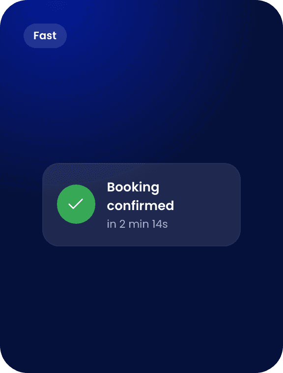 Book your freight in minutes