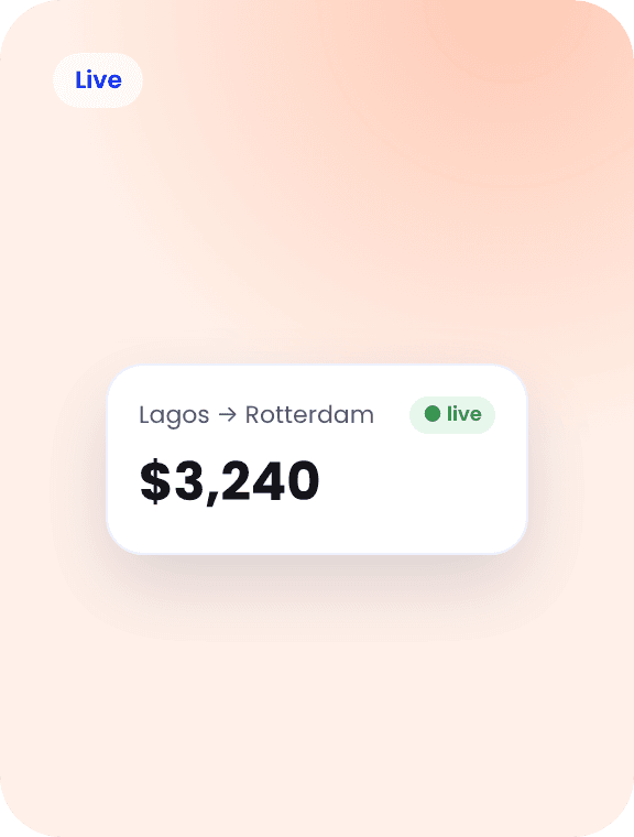 Live pricing, always updated
