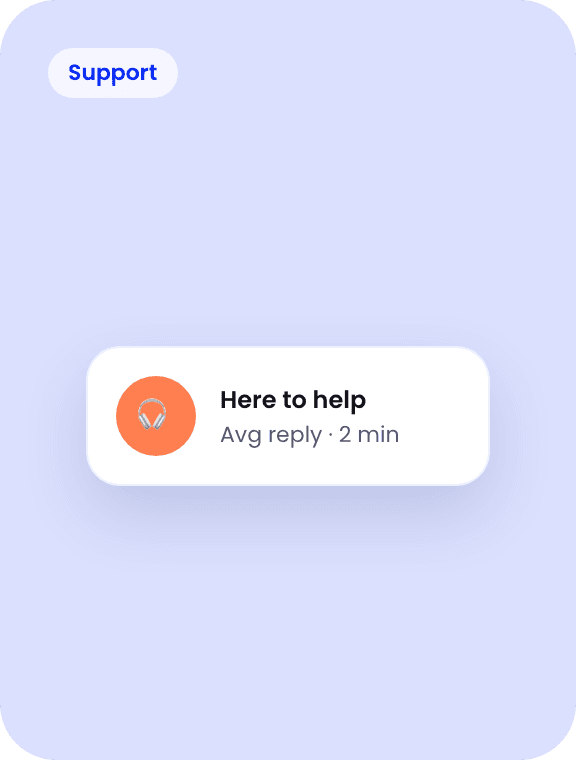 Human support, not bots
